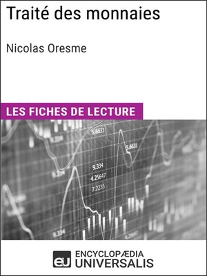 cover image of Traité des monnaies de Nicolas d'Oresme